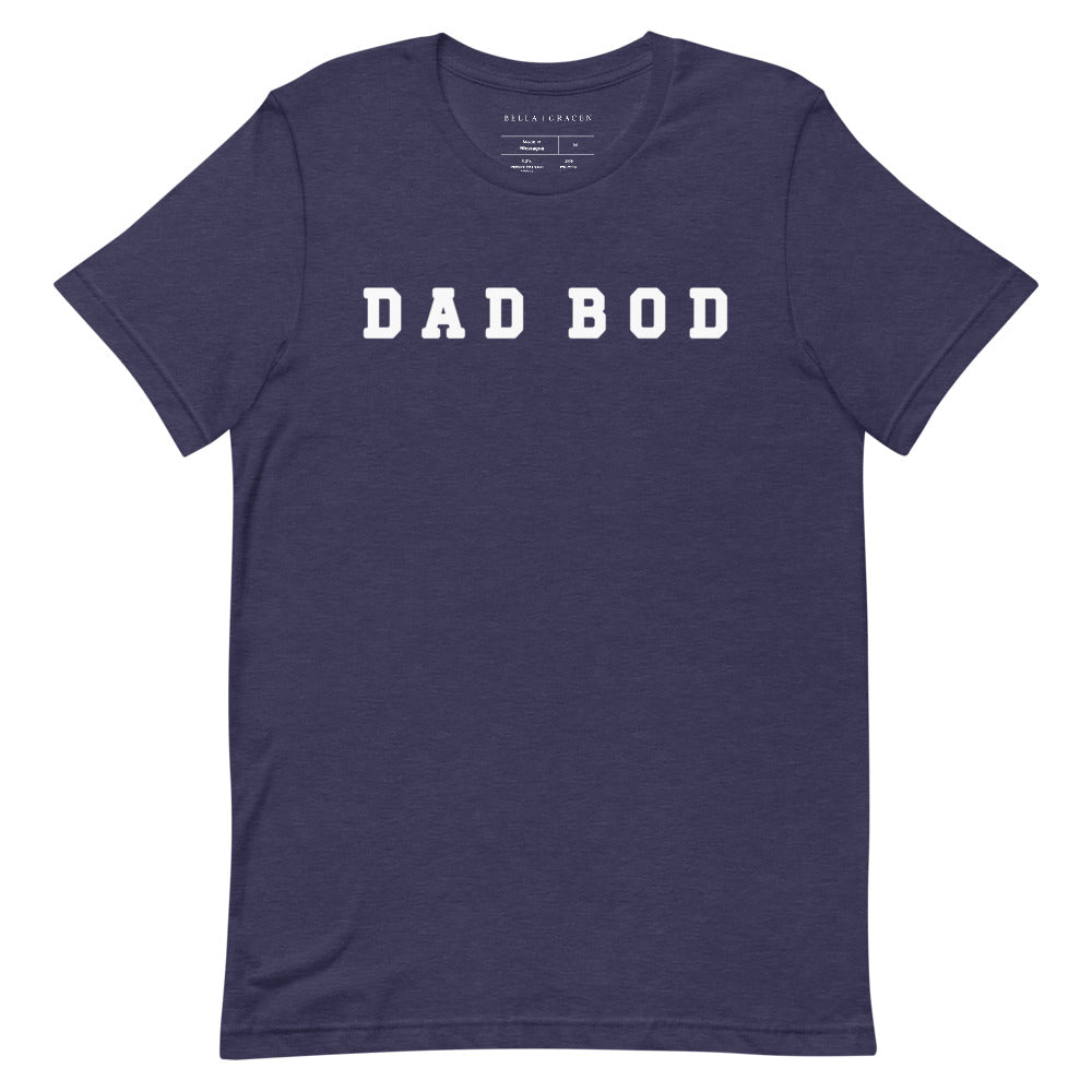 Dad Bod T-Shirt Heather Midnight Navy