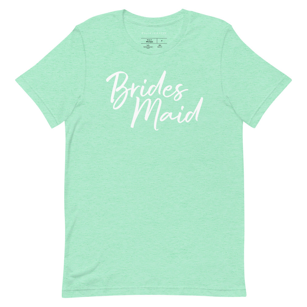 Bridesmaid T-Shirt Heather Mint