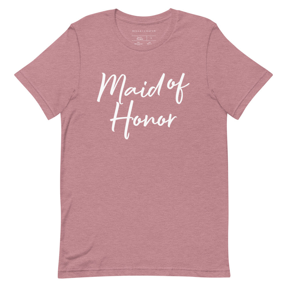 Maid of Honor T-Shirt Heather Orchid