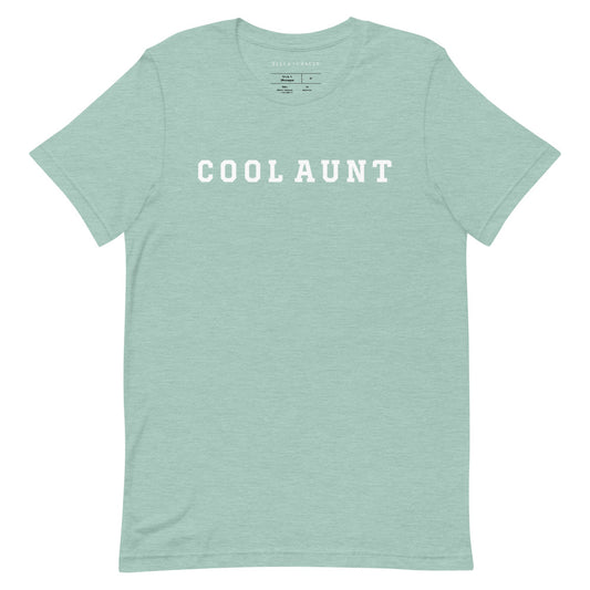 Cool Aunt T-Shirt Heather Prism Dusty Blue