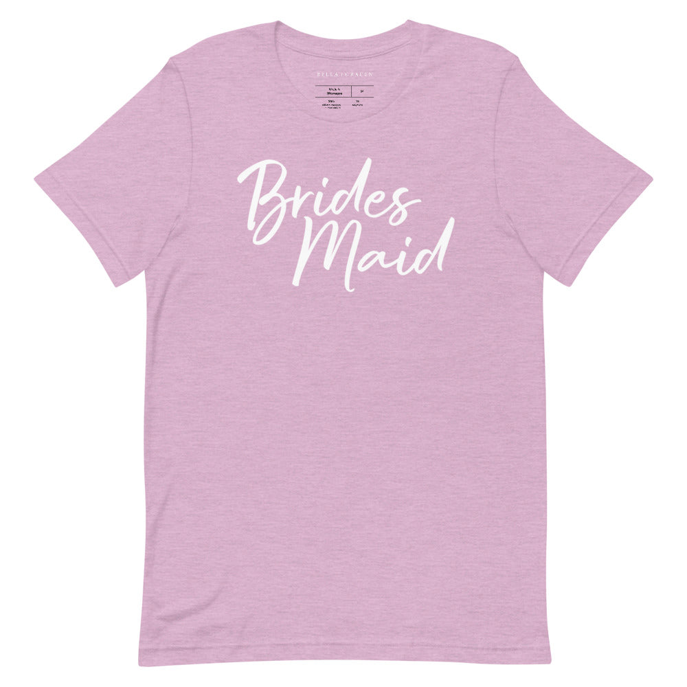 Bridesmaid T-Shirt Heather Prism Lilac