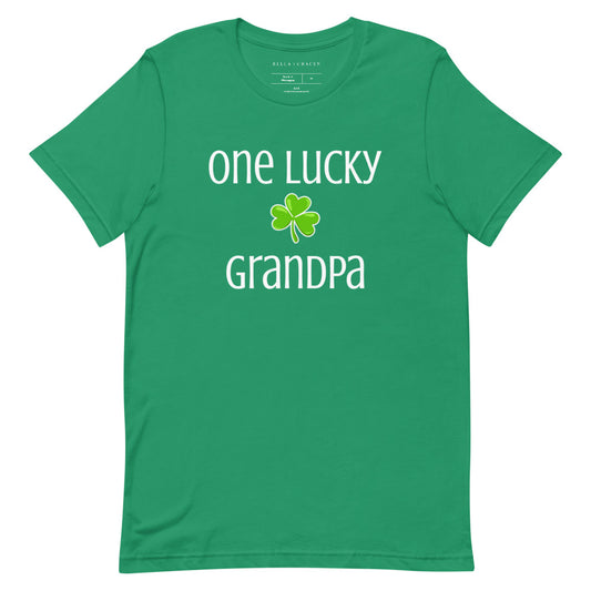 One Lucky Grandpa T-Shirt Kelly