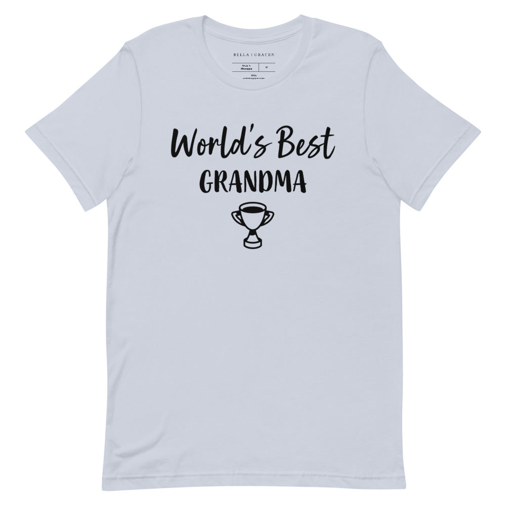 World's Best Grandma T-Shirt Light Blue