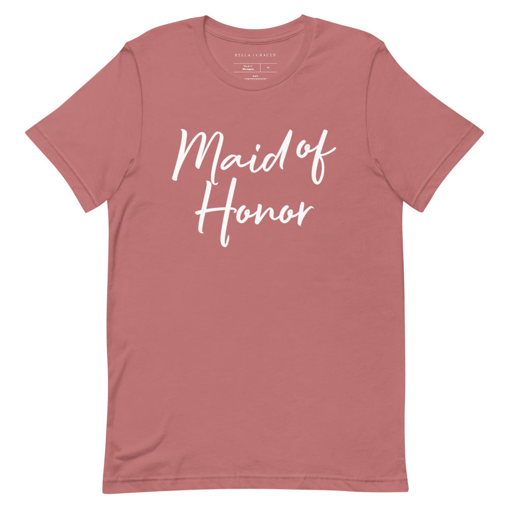 Maid of Honor T-Shirt Mauve