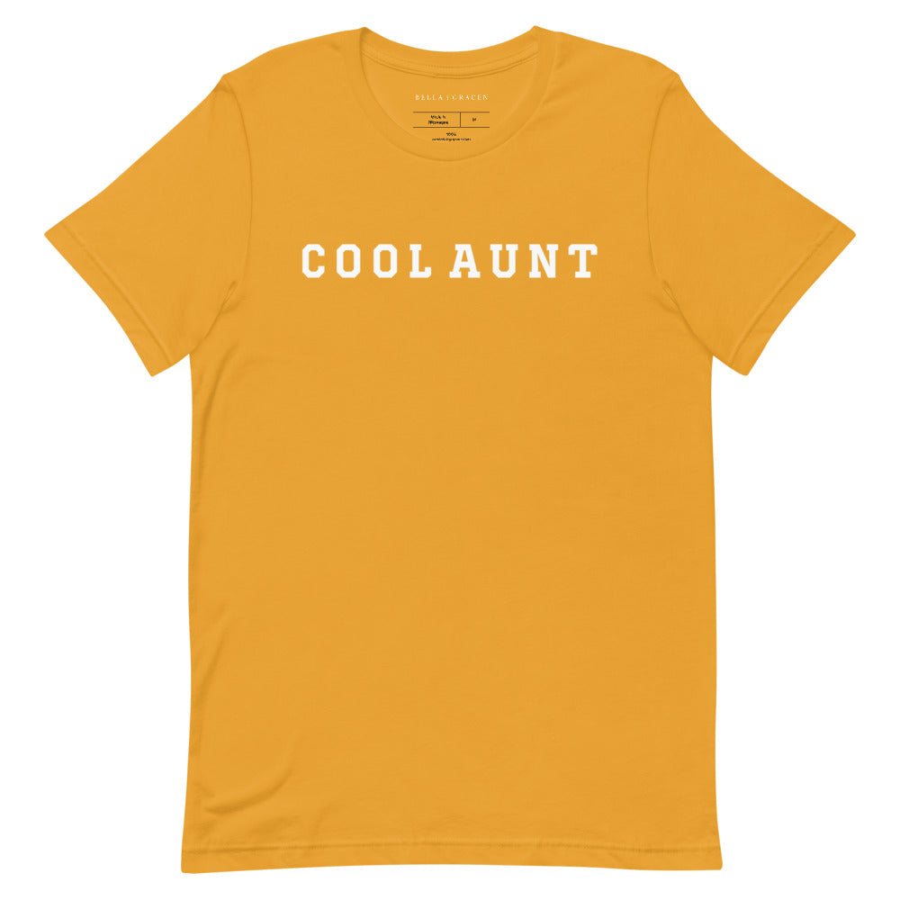 Cool Aunt T-Shirt Mustard