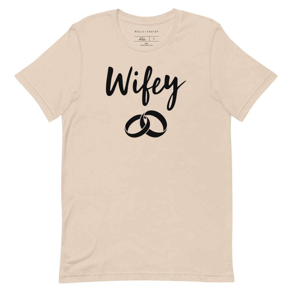 Wifey T-Shirt Soft Cream