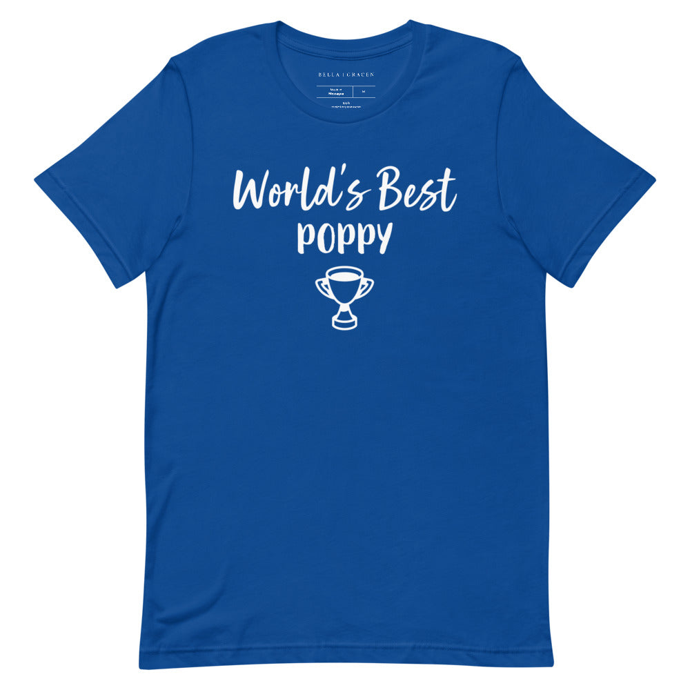 World's Best Poppy T-Shirt True Royal