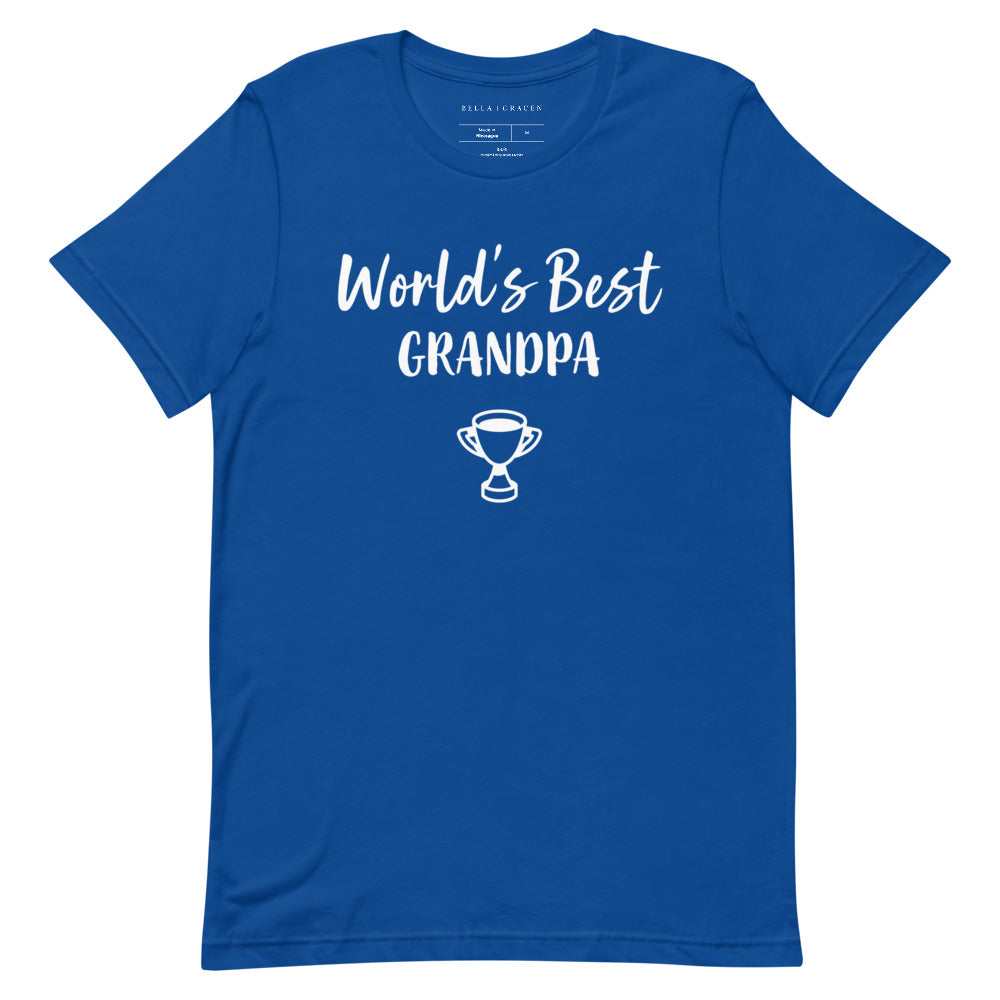 World's Best Grandpa T-Shirt True Royal