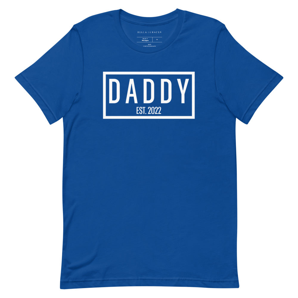 Daddy Est. 2022 T-Shirt True Royal