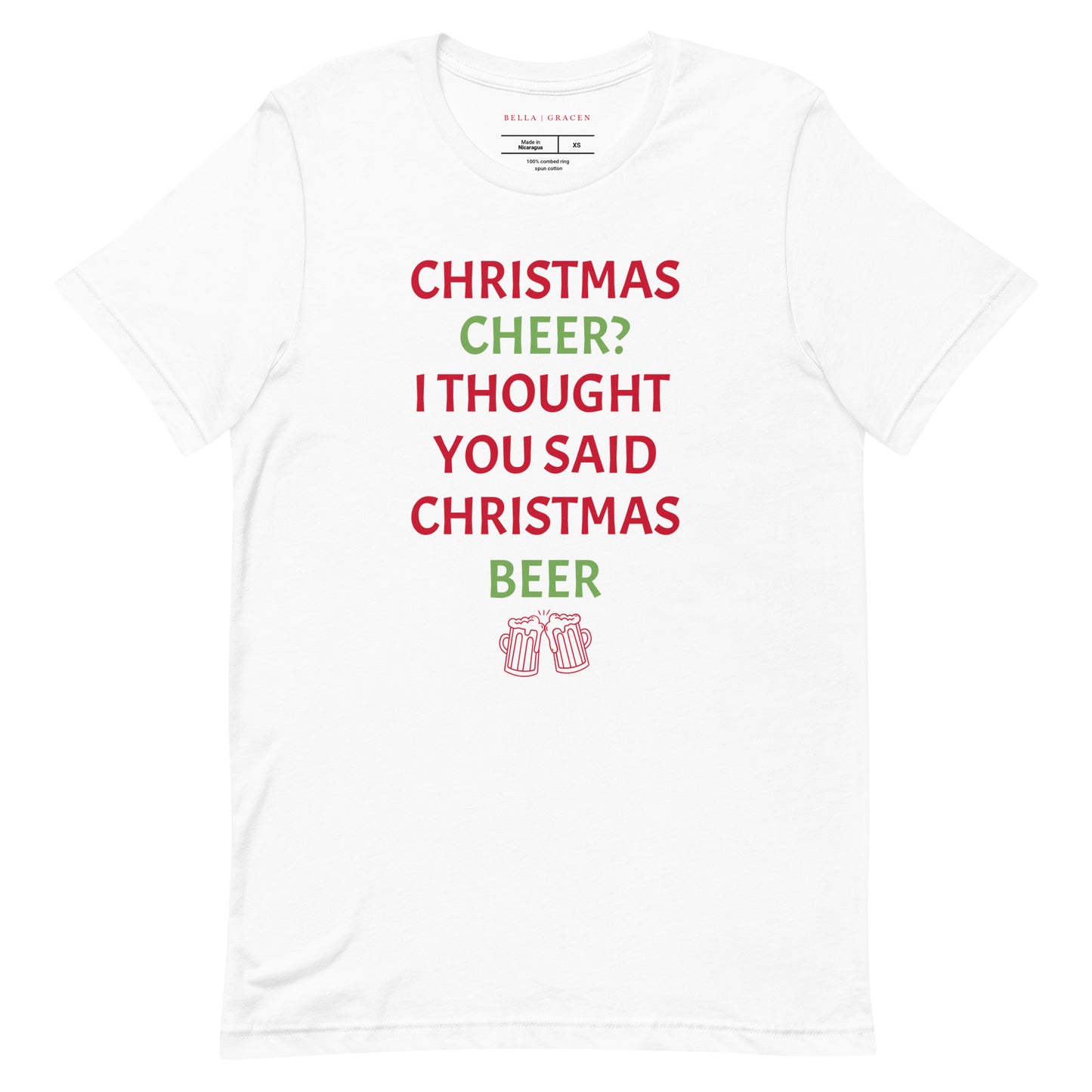 Christmas Beer T-Shirt White